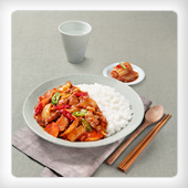 Spicy Sauce with Pork&Kimchi