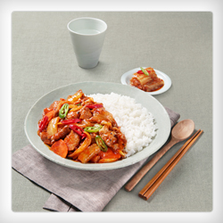 Spicy Sauce with Pork&Kimchi