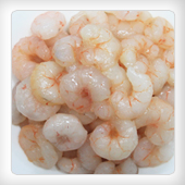 FROZEN PEELED RED SHRIMP IQF