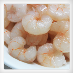 Feeled red shrimp