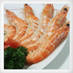 Cooked hoso vannamei shrimp